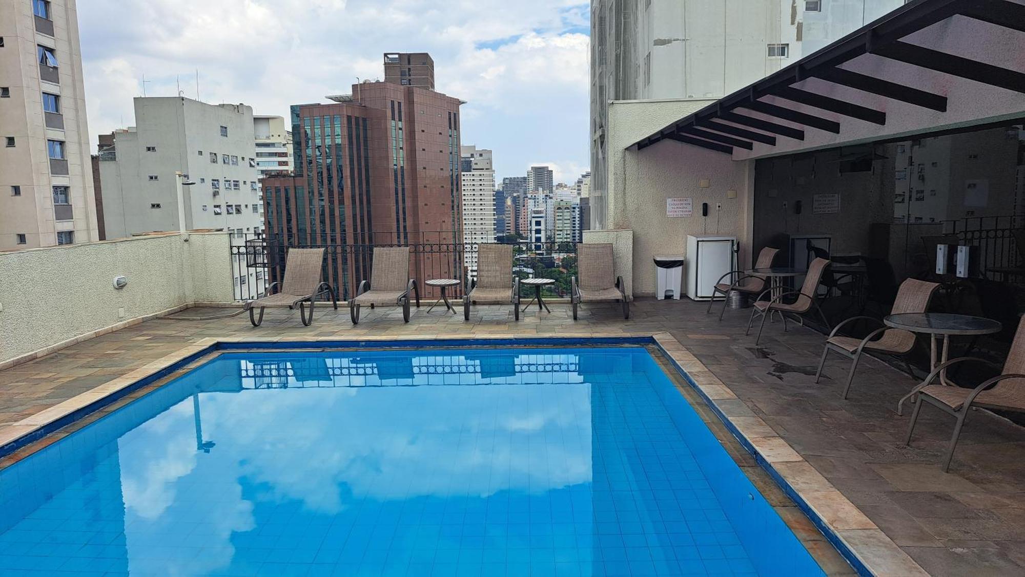 Flat Confortavel - Academia - Piscina - Garagem - Melhor Localizacao Do Itaim Bibi São Paulo Exteriér fotografie